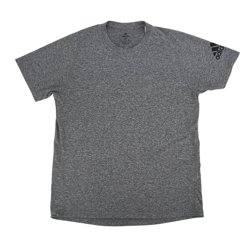 adidas Gray Freelift Aeroready Short Sleeve Sport Shirt Size Medium Men’s